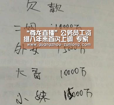 “尊龙直播”公务员工资继八年来首次上调 专家称与物价脱钩(图3) 尊龙直播